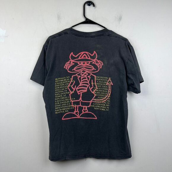 Vintage 1990 AC/DC The Razors Edge Double Sided Tour Shirt Size M - Picture 2 of 8